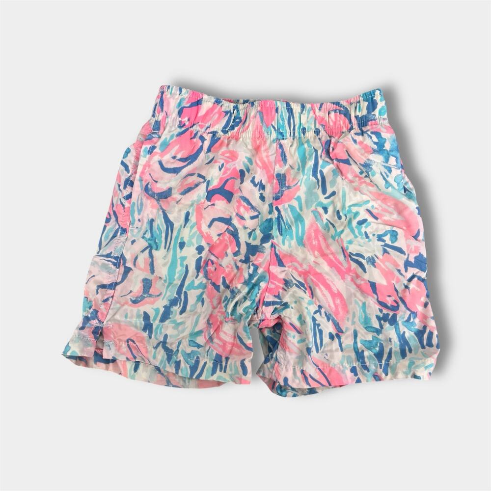 Lilly Pulitzer Boys Junior Capri Swim Trunk Cosmic Coral S